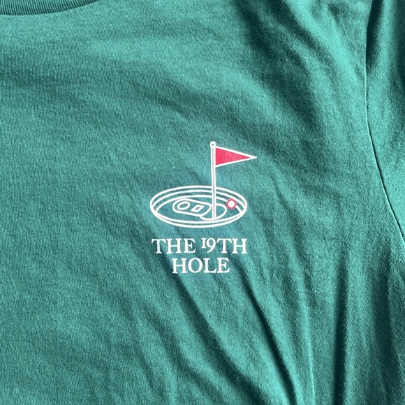 Old Navy Mens Dark Green Golf Graphic Tee - Picture 5 of 8
